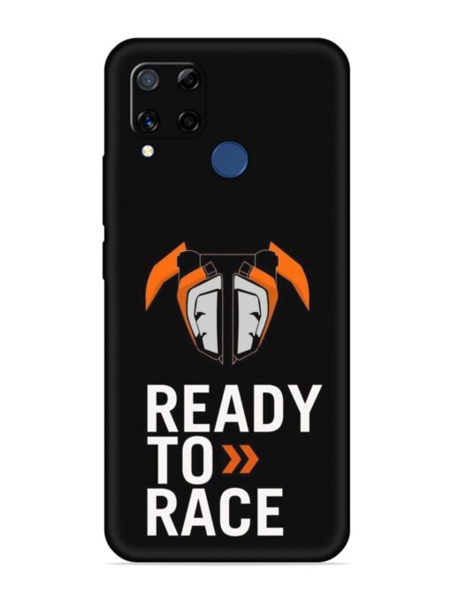 Ready To Race Embossed Soft Silicone Case for Realme C15 Zapvi