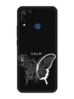 Calm Embossed Soft Silicone Case for Realme C15
