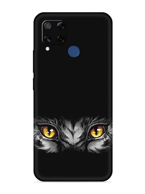 Scary Eye Embossed Soft Silicone Case for Realme C15 Zapvi