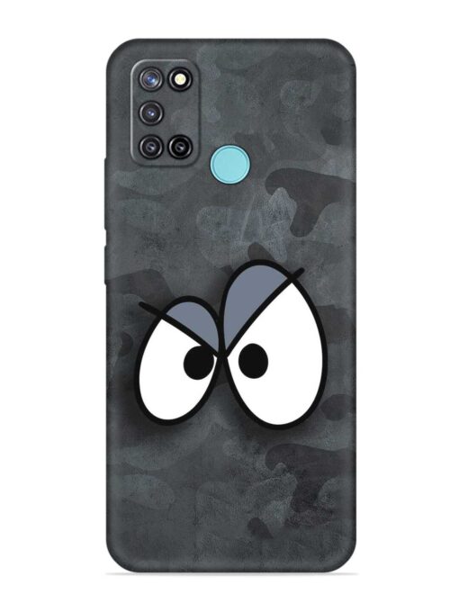 Big Eyes Night Mode Embossed Soft Silicone Case for Realme C17