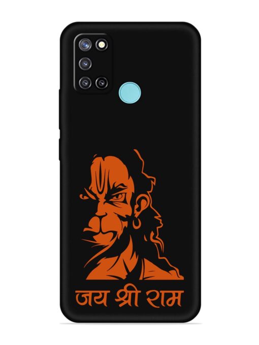 Angry Hanuman Embossed Soft Silicone Case for Realme C17 Zapvi