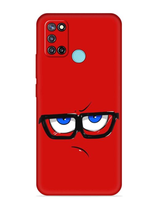 Rad Angry Face Embossed Soft Silicone Case for Realme C17