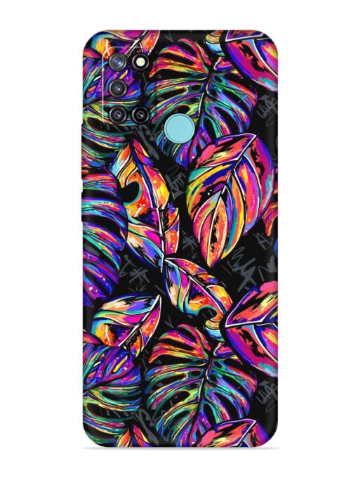 Tropical Seamless Vector Embossed Soft Silicone Case for Realme C17