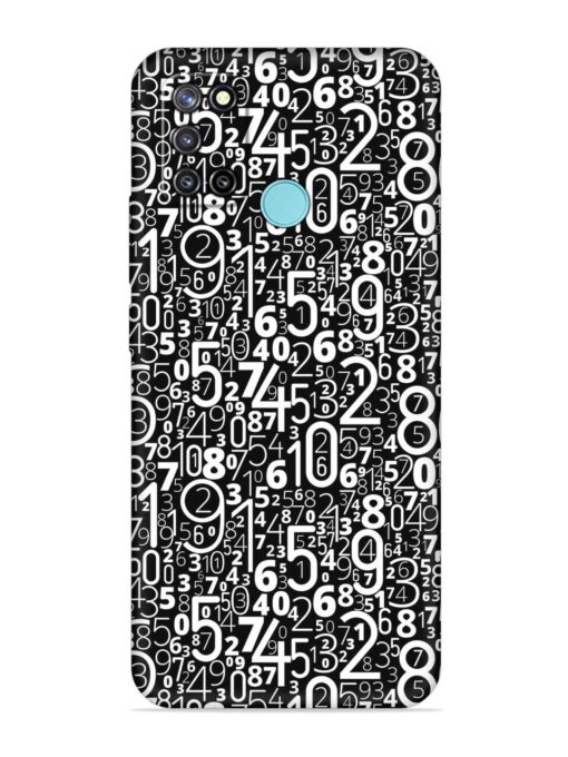 Many Numbers Different Embossed Soft Silicone Case for Realme C17