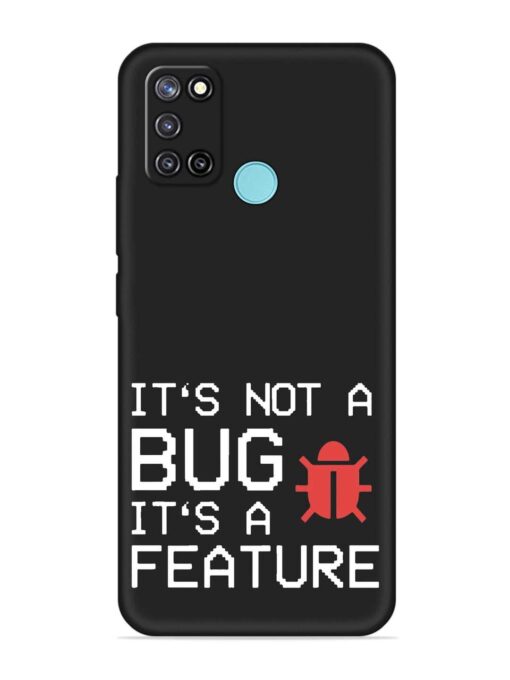 Not Bug Feature Embossed Soft Silicone Case for Realme C17