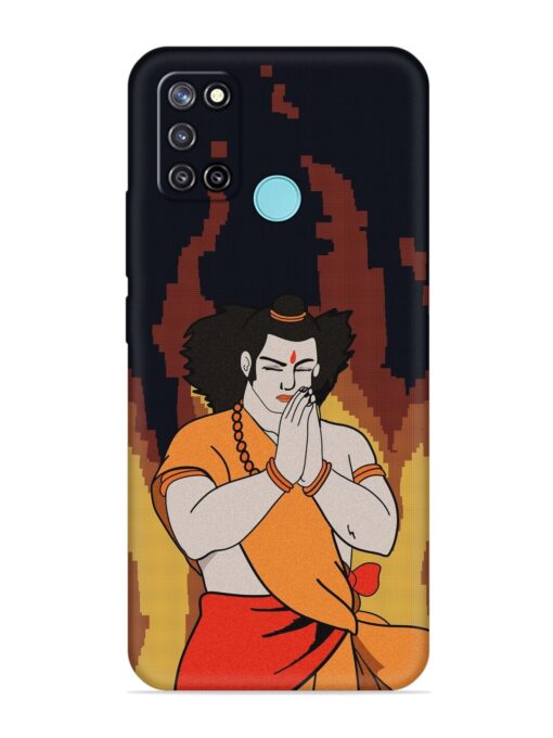 Shree Ram Vector Embossed Soft Silicone Case for Realme C17