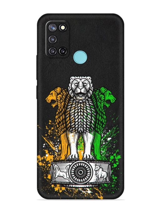 Pillars Of Ashoka Embossed Soft Silicone Case for Realme C17