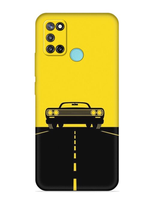 Classic Car Embossed Soft Silicone Case for Realme C17 Zapvi