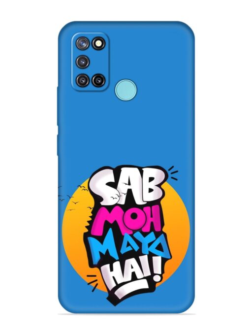 Sab Moh Moya Embossed Soft Silicone Case for Realme C17 Zapvi