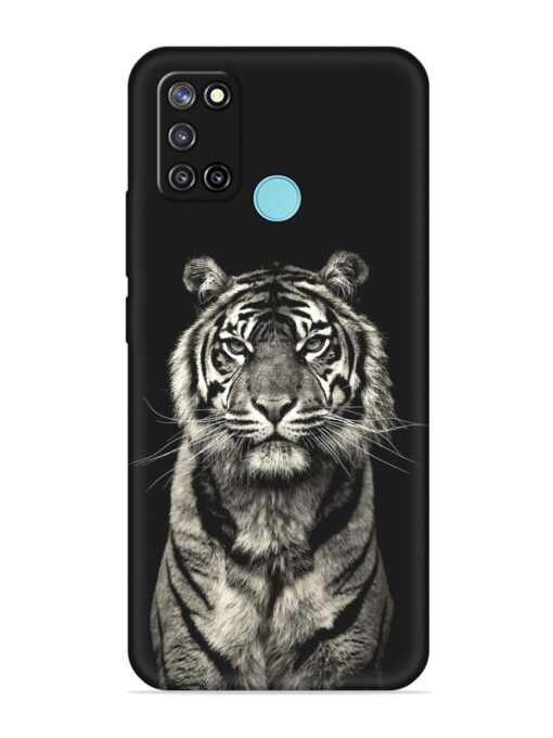 Tiger Art Embossed Soft Silicone Case for Realme C17