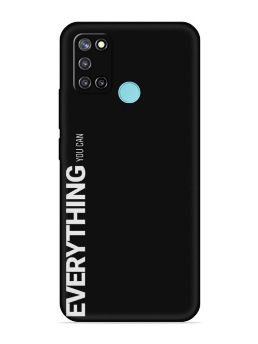 Everything You Can Embossed Soft Silicone Case for Realme C17 Zapvi