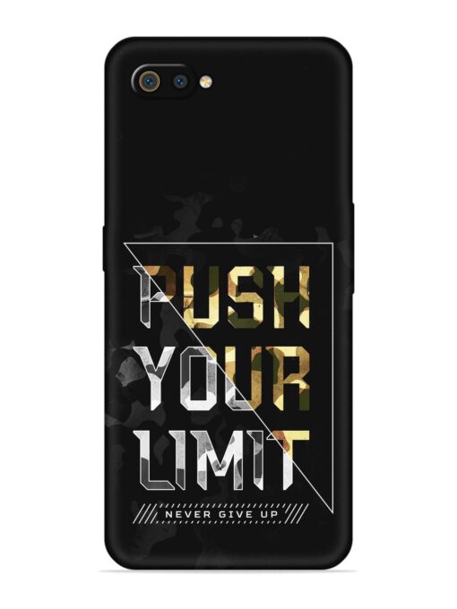 Push Your Limits Embossed Soft Silicone Case for Realme C2 Zapvi