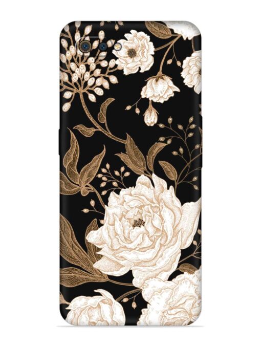 Peonies Roses Floral Embossed Soft Silicone Case for Realme C2 Zapvi