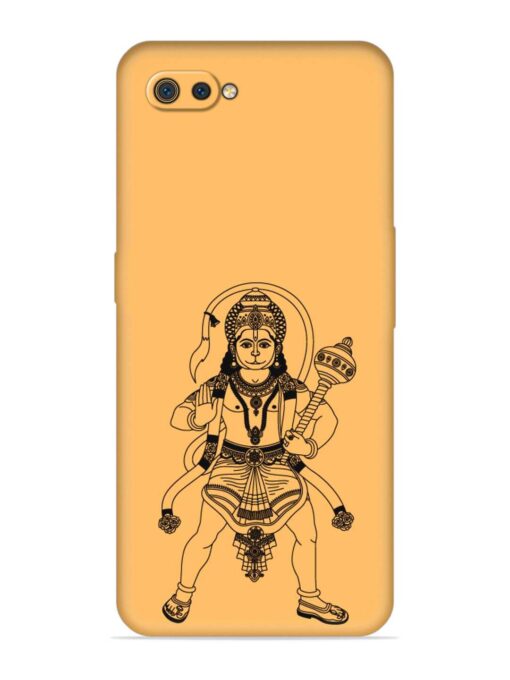 Indian God Hanuman Embossed Soft Silicone Case for Realme C2