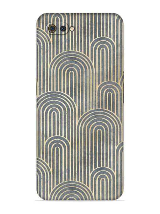 Art Deco Style Embossed Soft Silicone Case for Realme C2 Zapvi