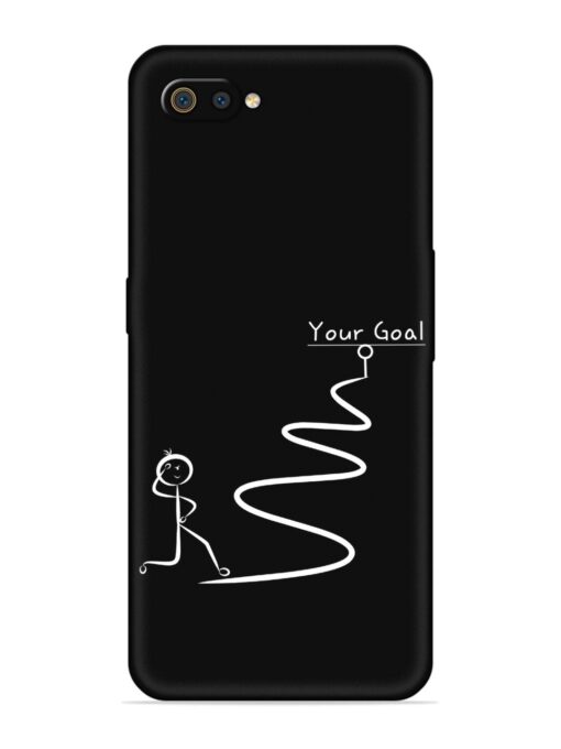 Your Goal Embossed Soft Silicone Case for Realme C2 Zapvi