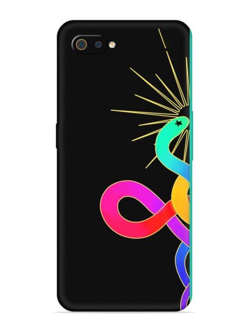 Art Geometric Abstraction Embossed Soft Silicone Case for Realme C2