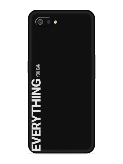 Everything You Can Embossed Soft Silicone Case for Realme C2