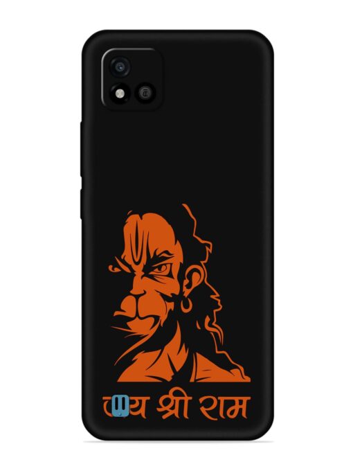 Angry Hanuman Embossed Soft Silicone Case for Realme C20