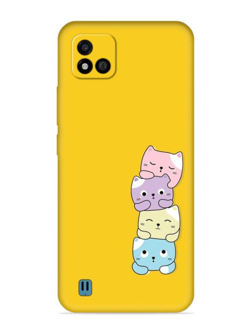 Cartoon Anime Embossed Soft Silicone Case for Realme C20