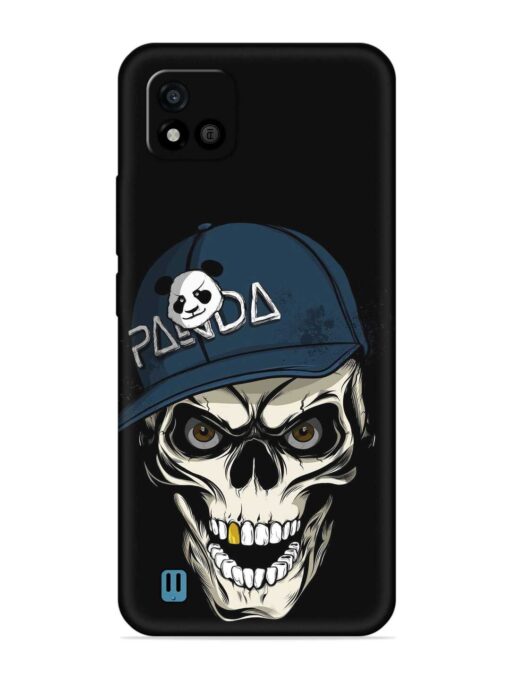 Panda Skull Embossed Soft Silicone Case for Realme C20 Zapvi