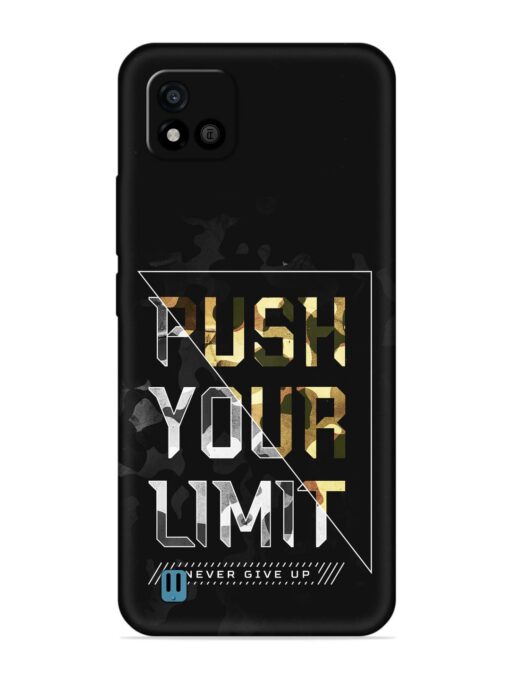 Push Your Limits Embossed Soft Silicone Case for Realme C20