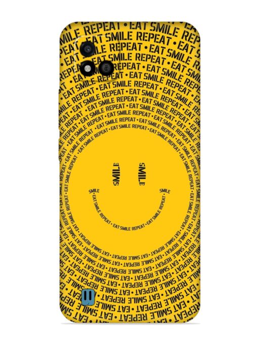 Smiley Embossed Soft Silicone Case for Realme C20