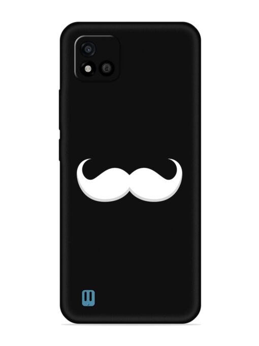 Mustache Vector Embossed Soft Silicone Case for Realme C20