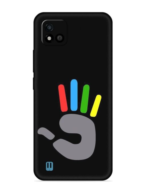 Palm Art Embossed Soft Silicone Case for Realme C20