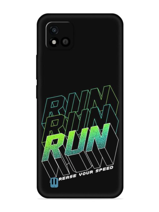 Run Embossed Soft Silicone Case for Realme C20