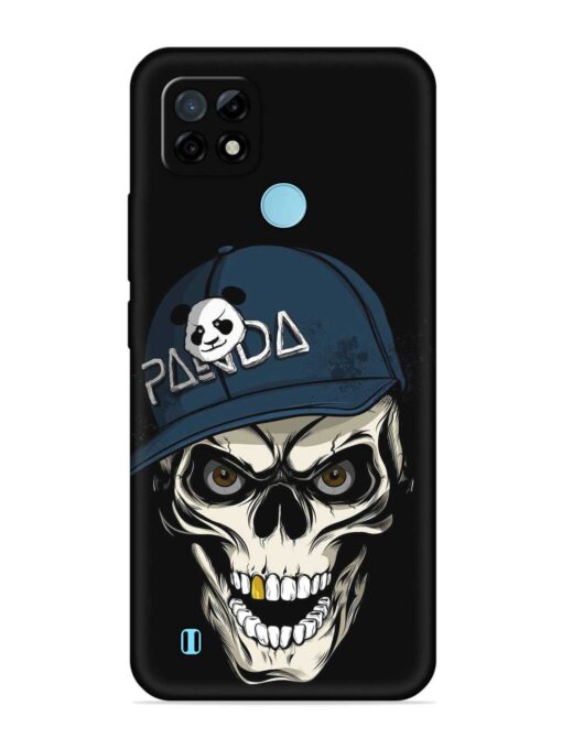 Panda Skull Embossed Soft Silicone Case for Realme C21 Zapvi