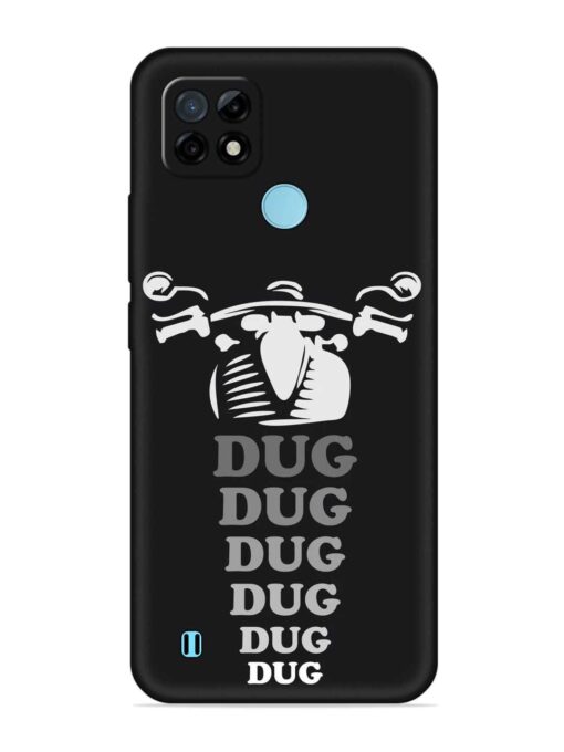 Dug Dug Dug Embossed Soft Silicone Case for Realme C21 Zapvi