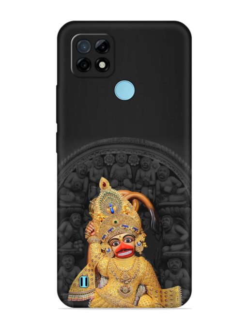 Indian Gold Hanuman Embossed Soft Silicone Case for Realme C21 Zapvi