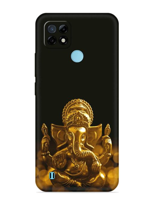 Lord Ganesha Indian Festival Embossed Soft Silicone Case for Realme C21 Zapvi