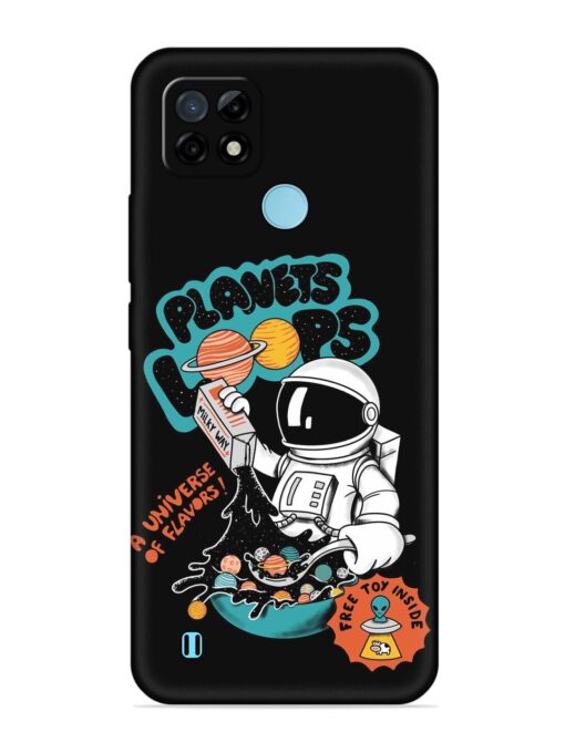 Planets Loop Embossed Soft Silicone Case for Realme C21