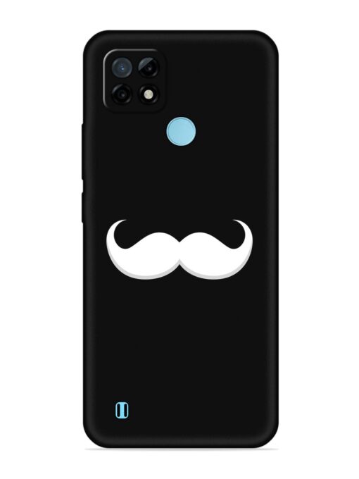 Mustache Vector Embossed Soft Silicone Case for Realme C21