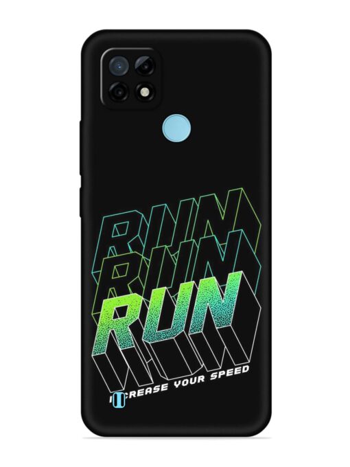 Run Embossed Soft Silicone Case for Realme C21