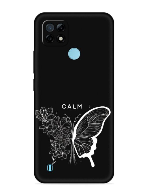 Calm Embossed Soft Silicone Case for Realme C21