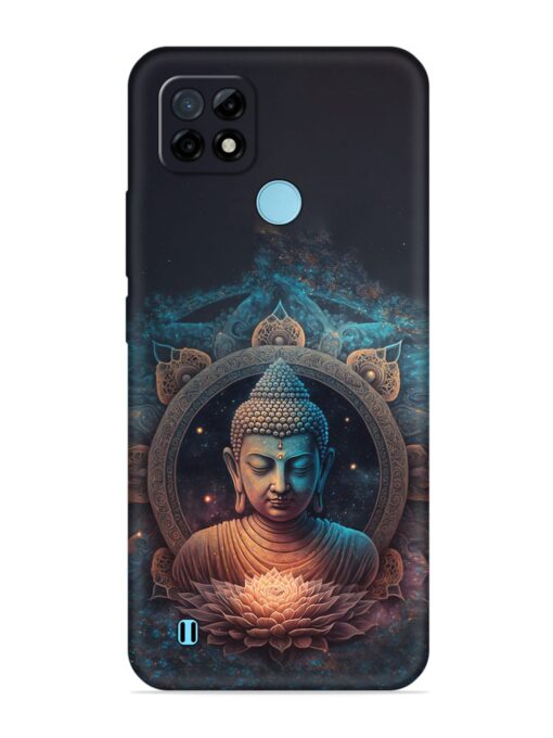 Gautam Buddha Embossed Soft Silicone Case for Realme C21 Zapvi