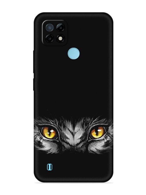 Scary Eye Embossed Soft Silicone Case for Realme C21