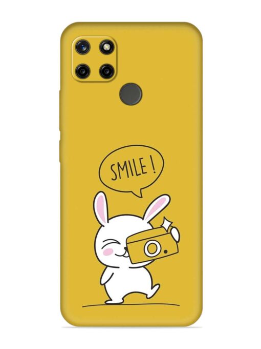 Hey Smile Please Embossed Soft Silicone Case for Realme C21Y