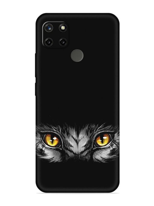 Scary Eye Embossed Soft Silicone Case for Realme C21Y Zapvi