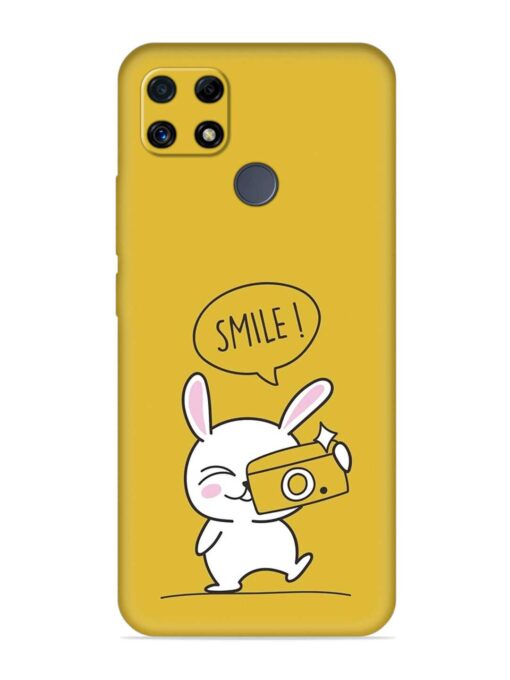 Hey Smile Please Embossed Soft Silicone Case for Realme C25