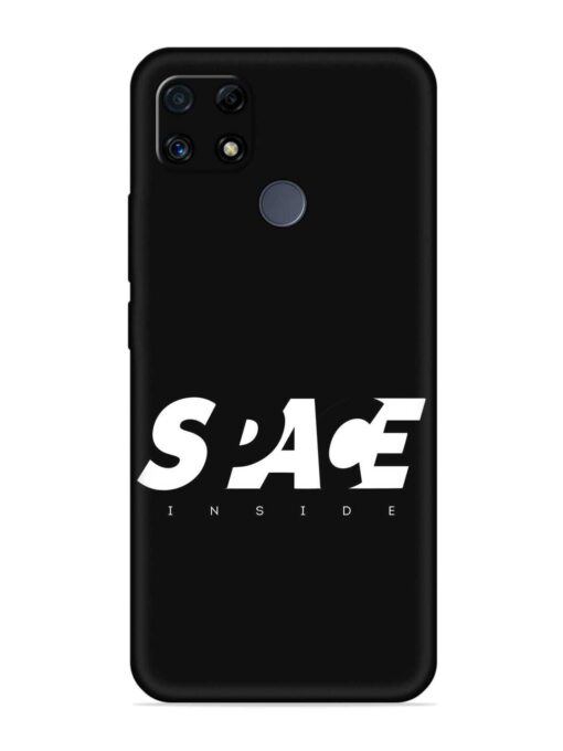 Space Typography Art Embossed Soft Silicone Case for Realme C25 Zapvi