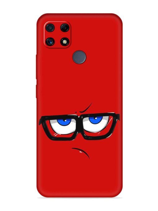 Rad Angry Face Embossed Soft Silicone Case for Realme C25