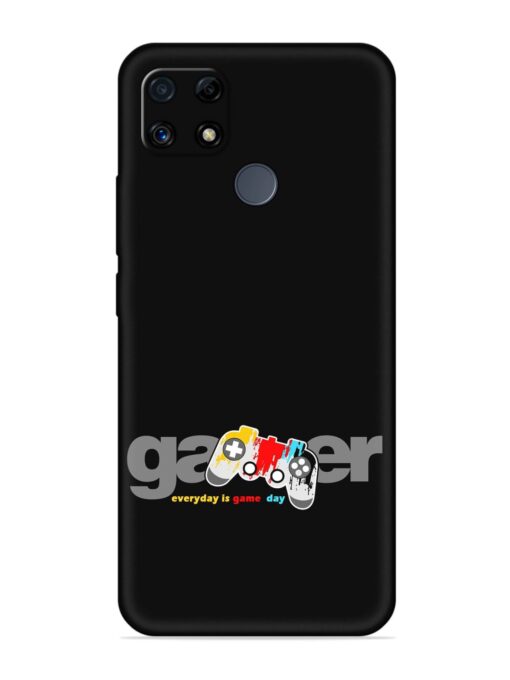 Gamer Everyday Game Embossed Soft Silicone Case for Realme C25