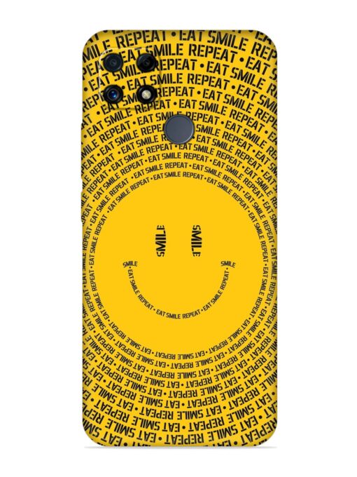 Smiley Embossed Soft Silicone Case for Realme C25 Zapvi