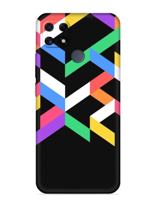 Colorshape Abstarct Embossed Soft Silicone Case for Realme C25