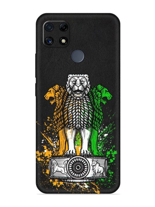 Pillars Of Ashoka Embossed Soft Silicone Case for Realme C25