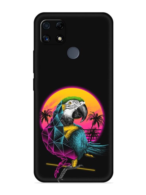 Rad Parrot Embossed Soft Silicone Case for Realme C25